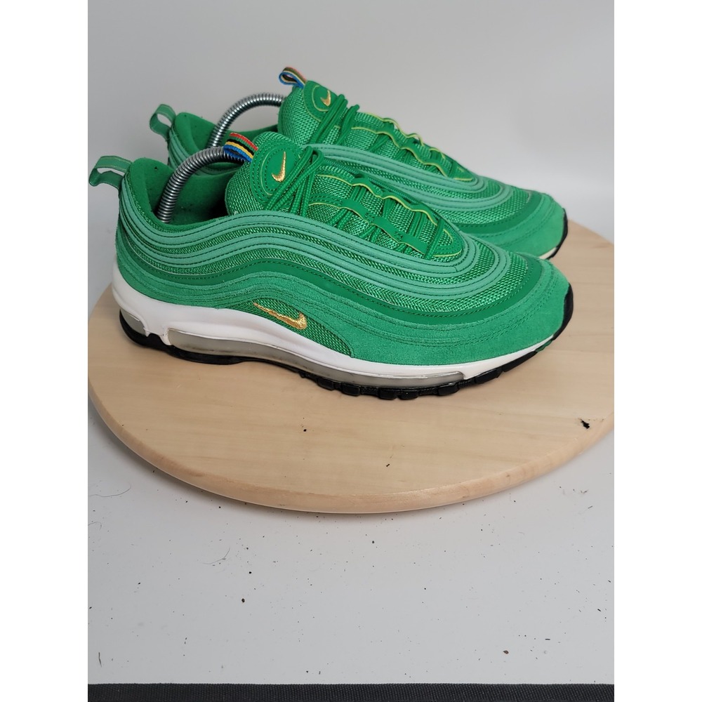 Nike Air Max 97 QS Olympic Rings Men's Size 8.5 Lucky Green Shoes CI3708-300
